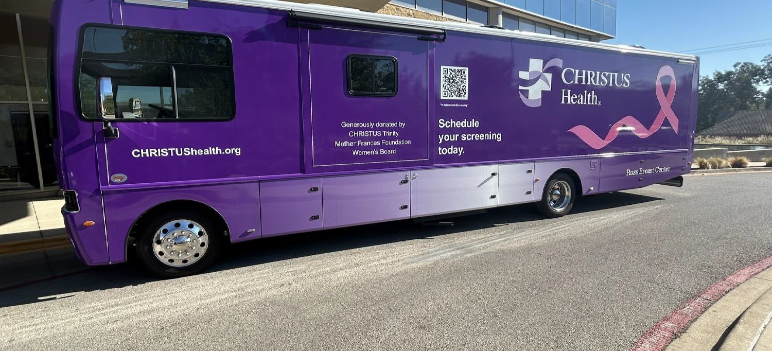 CHRISTUS Health Ross Breast Center mobile mammography unit