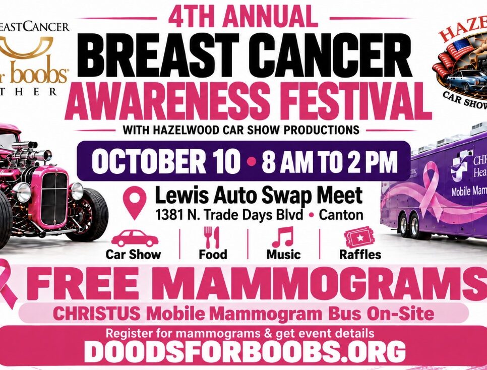 4th Annual Breast Cancer Awareness Festival & Build Off Event Finale event flyer